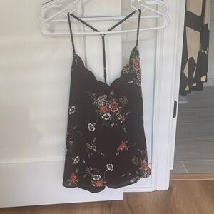 Nine Britton Black Floral Camisole